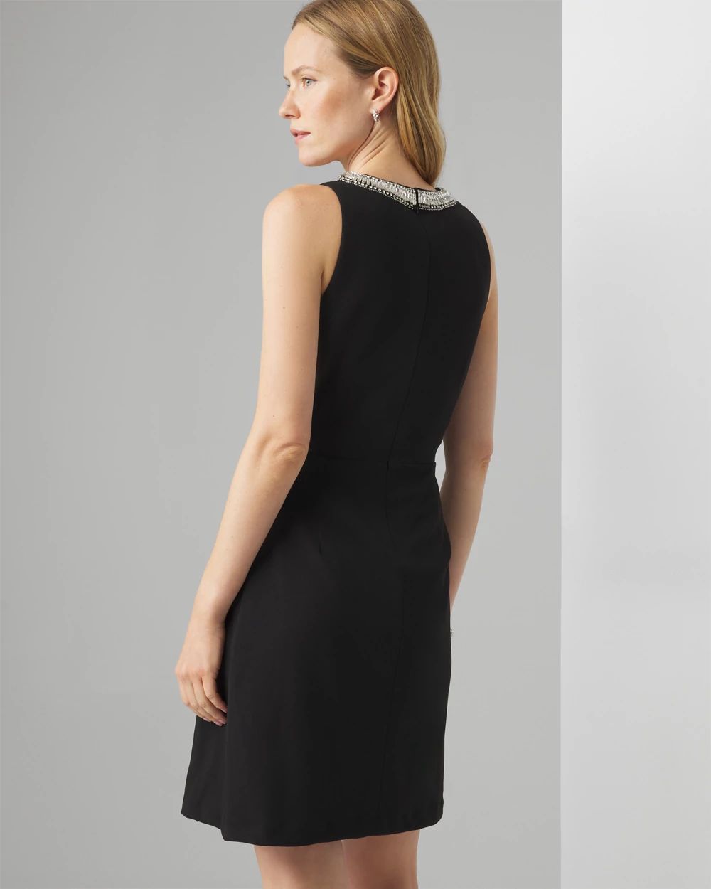 パーティードレス Crystal Embellished Mini Dress Crystal-embellished minidress - CHIC ME UP